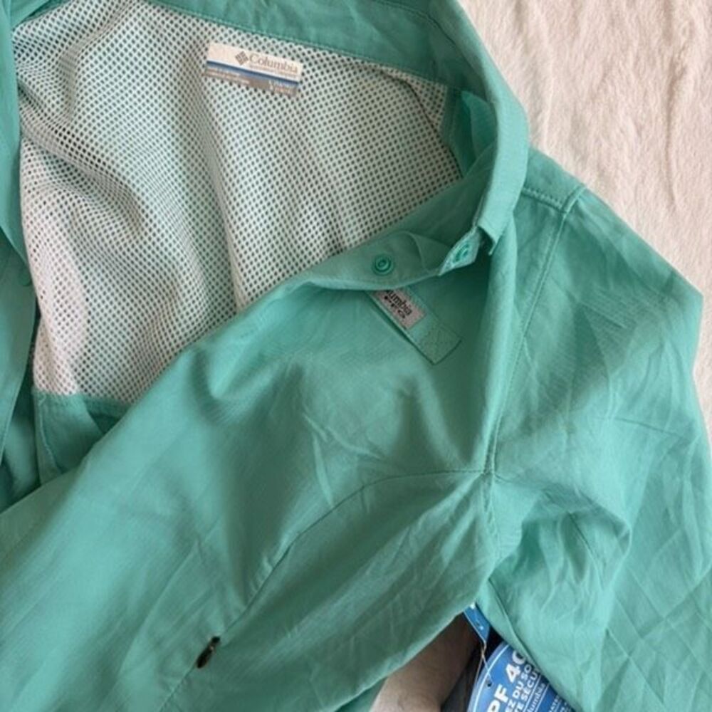 Columbia Tamiami Long Sleeve Shirt Girls Large 14/16